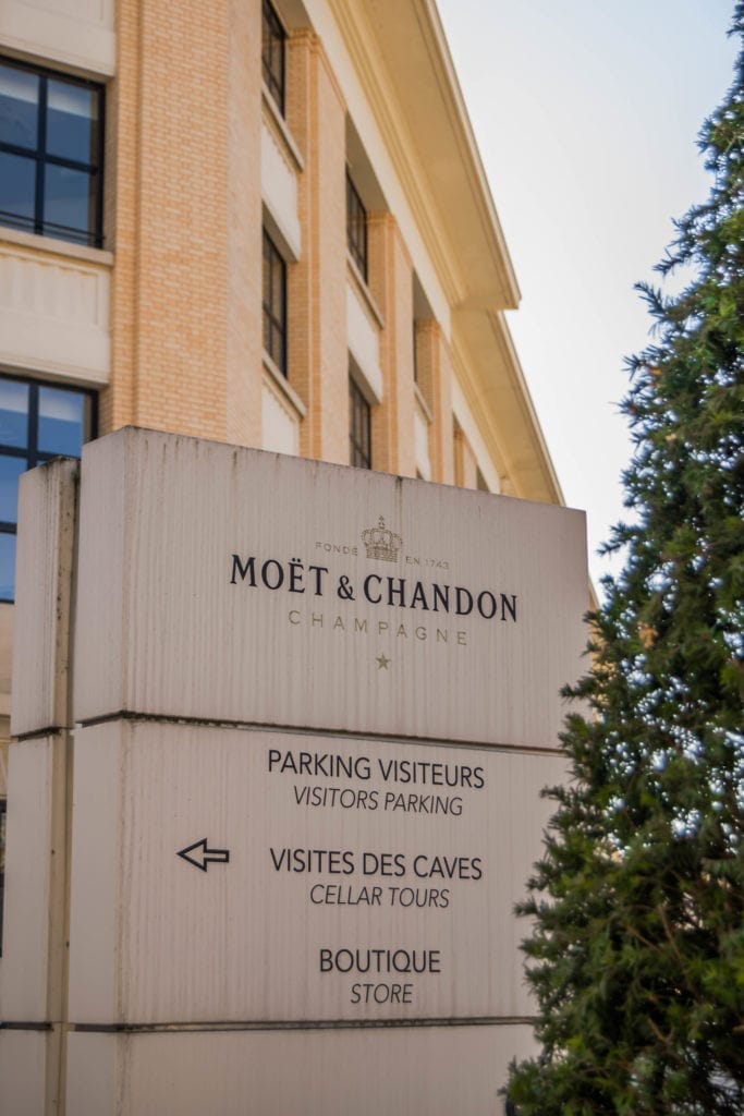 The famous Avenue de Champagne in Epernay