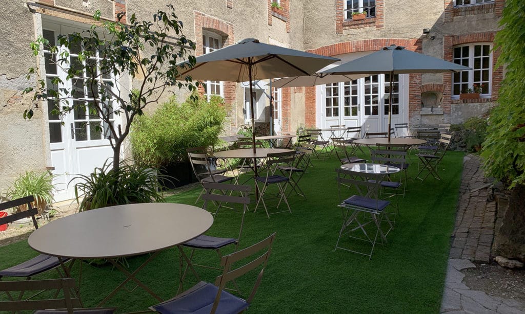 Marion Bosser's terrace, Hautvillers
Winegrower in Hautvillers, France