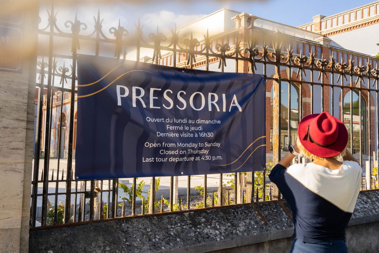 Visite de Pressoria à Ay-Champagne
Près d'Epernay en Champagne
Musée du Champagne