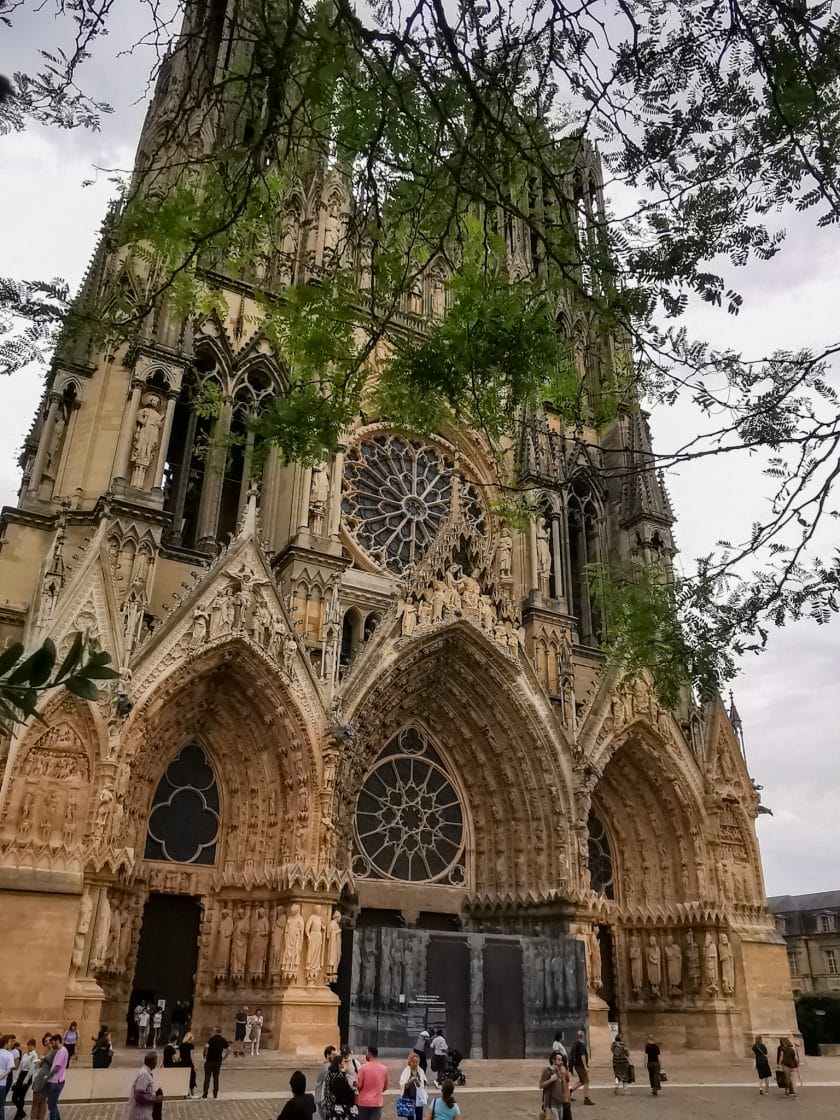 Reims's Cathedrale in Champagne