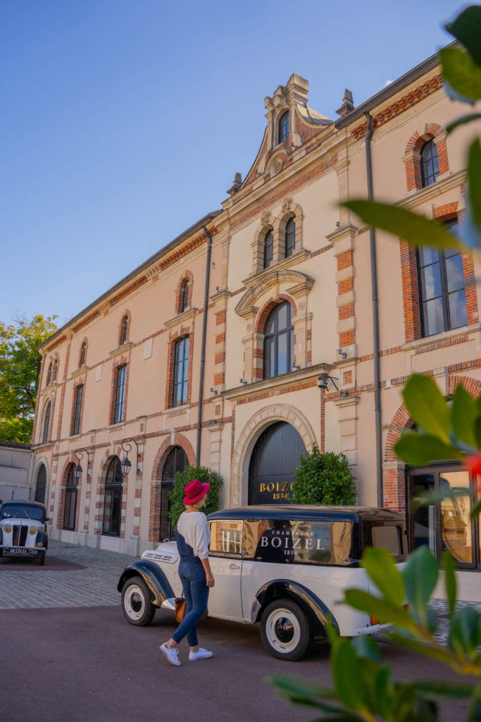 Epernay le Dimanche visiter les grandes maisons de Champagne Boizel