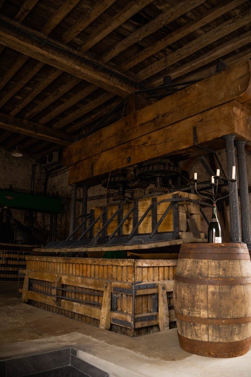 Old press of the Champagne house Vollereaux
A Champagne house in Pierry near Epernay in Champagne