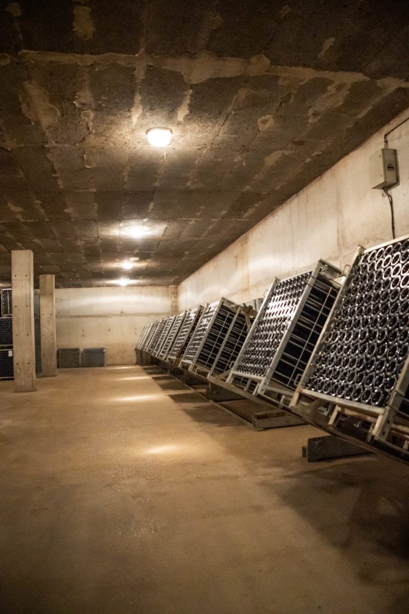 Cellar of the Champagne house Vollereaux
A Champagne house in Pierry near Epernay in Champagne