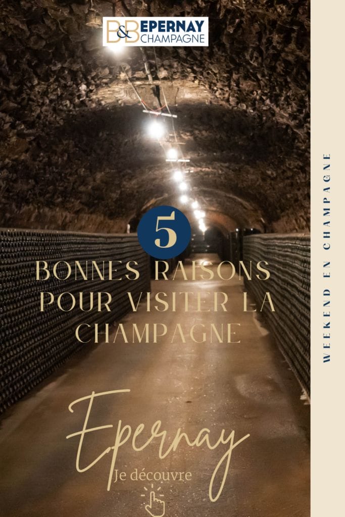 Découvrez 5 bonnes raisons pour découvrir Epernay et la région Champagne le temps d'un weekend