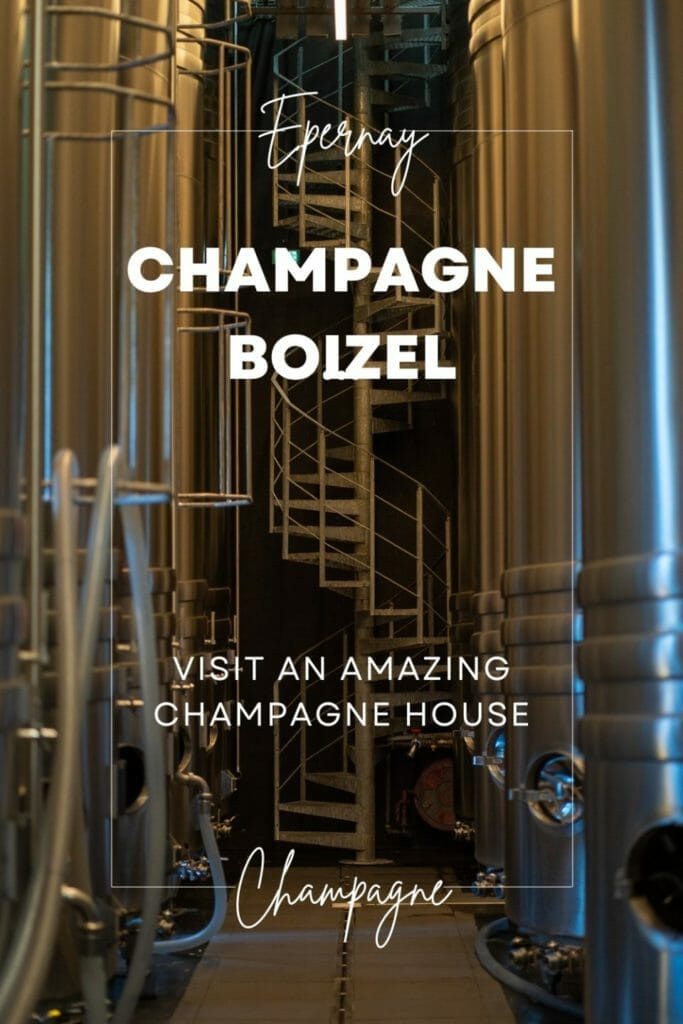 Visit champagne house Boizel Epernay Champagne region France