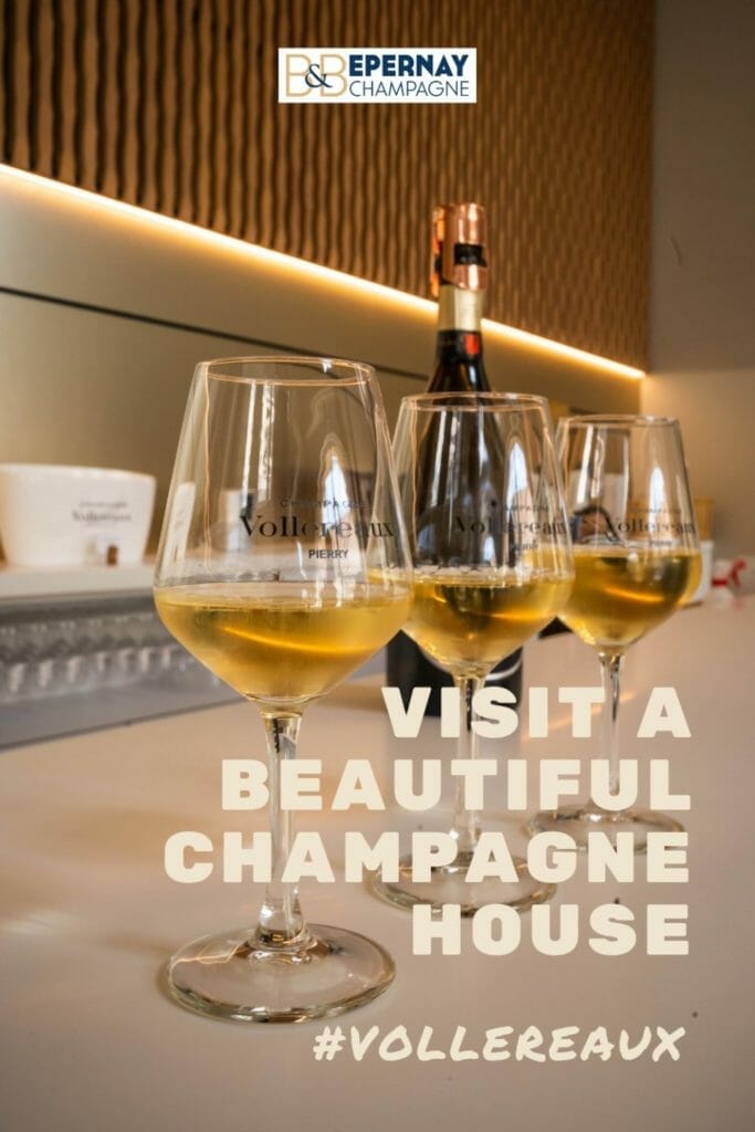 Visit the Champagne house Vollereaux in Pierry, 5 minutes from Epernay and 30 minutes from Reims
Enjoy a tasting of the best vintages of this Champagne house