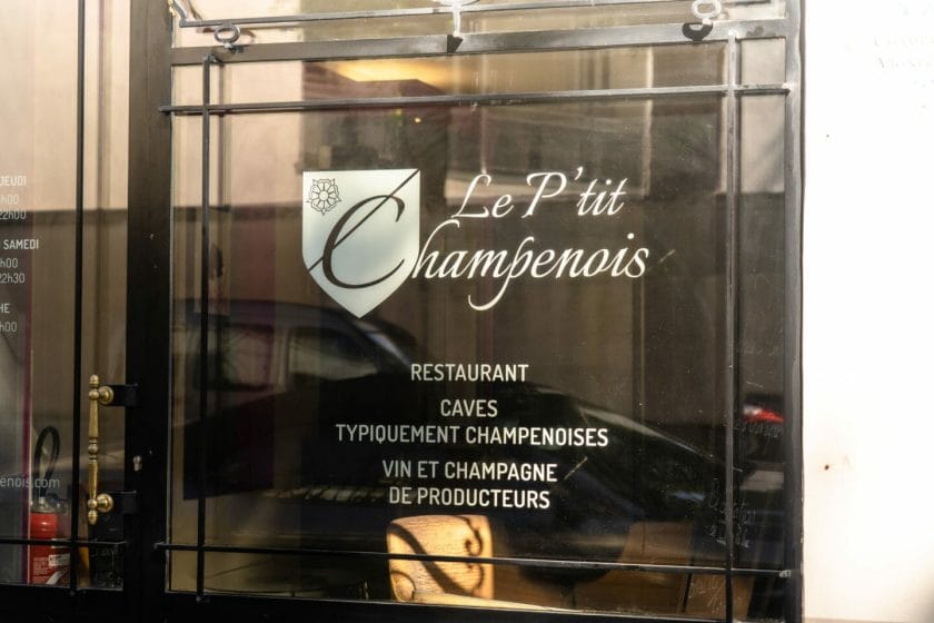 Resraurant le p'tit Champenois - Epernay - Weekend en Champagne