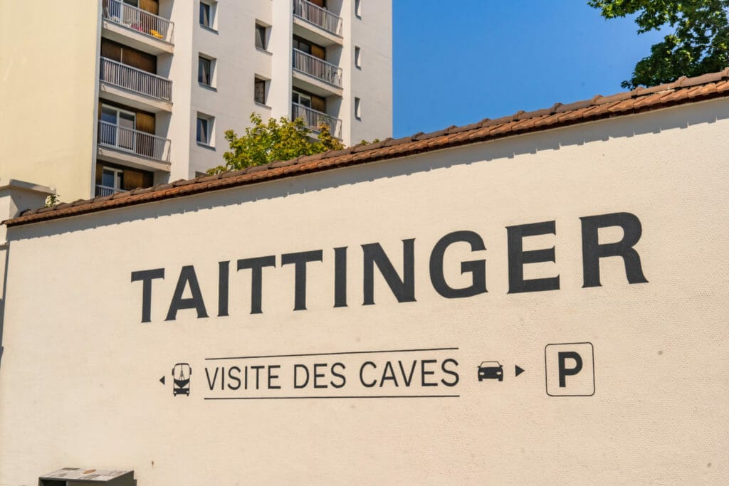Champagne Taittinger à Reims
Parmi les plus célèbres caves de champagne