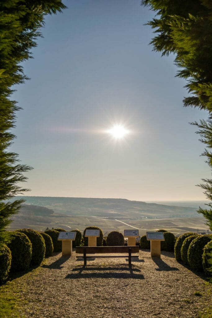 Beautiful Viewpoint in Hautvillers close Epernay