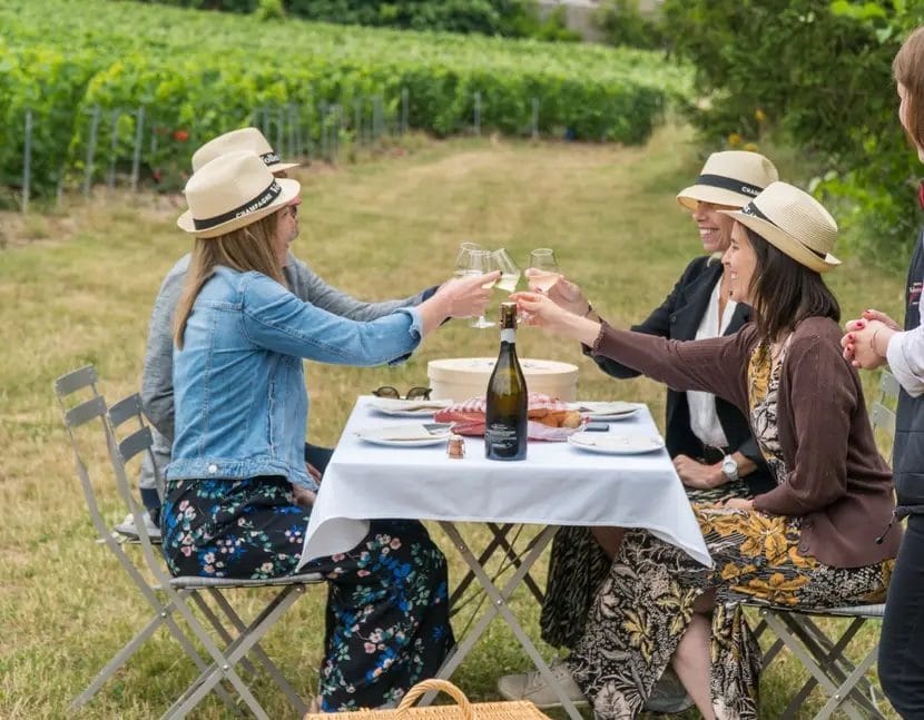 lunch champagne vollereaux