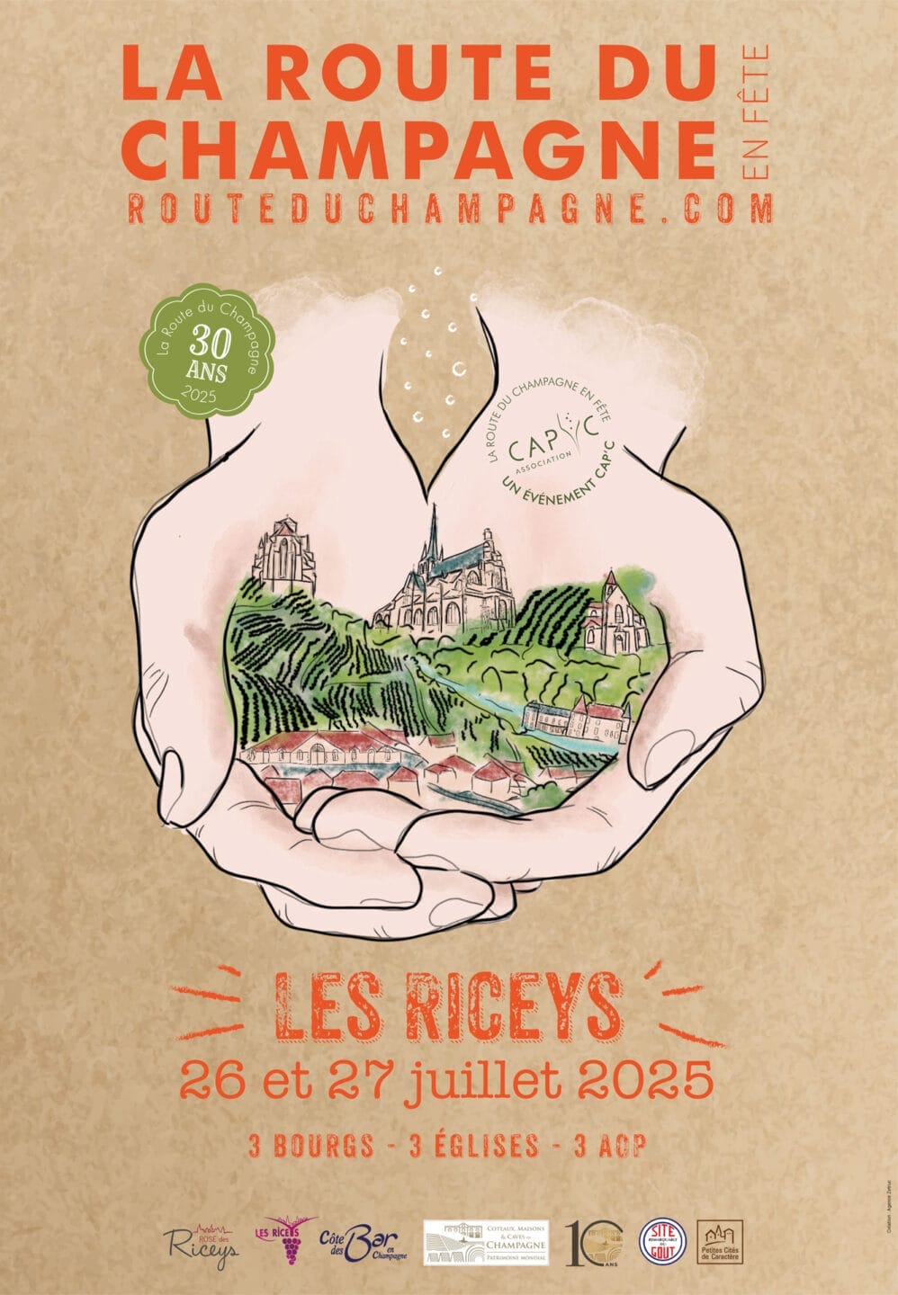 Événement en Champagne en 2025 - Route du Champagne en Fête — Les Riceys — 26-27 Juillet